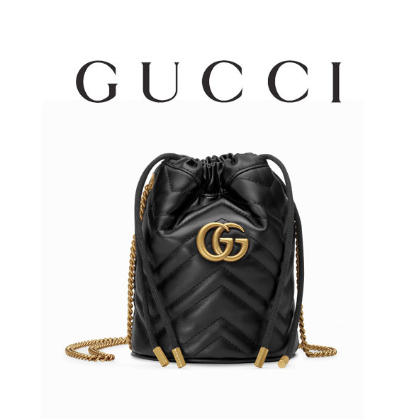 [GUCCI] GG 마몽 미니 버킷백