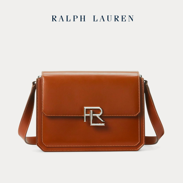 [랄프로렌] RL 888 박스 카프스킨 크로스바디