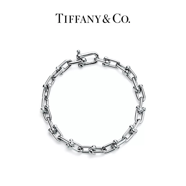 [티파니] 하드웨어 스몰 링크 브레이슬릿