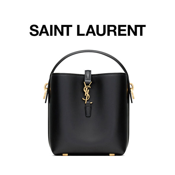 [생로랑] 유광 가죽 소재의 LE 37 미니백