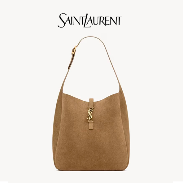 [생로랑] 스웨이드 소재의 LE 5 A 7 소프트 라지 백