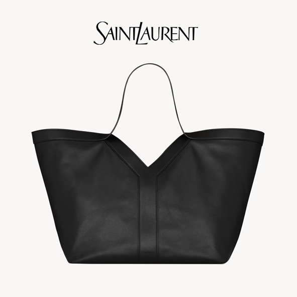 [생로랑] 가죽 소재의 y 토트