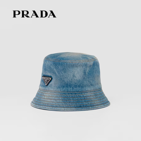 [프라다] 데님 버킷햇