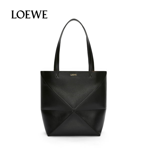 [로에베] 미디엄 퍼즐 폴드 토트 - 샤이니 카프스킨