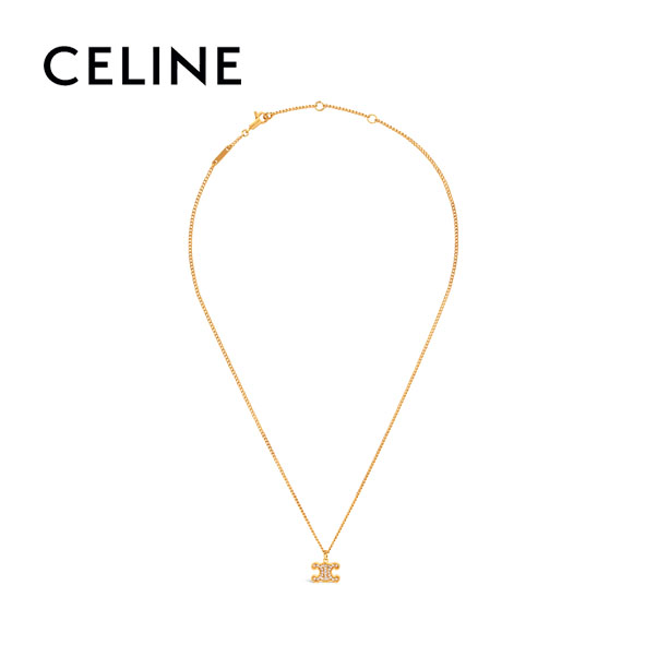 [셀린느] 트리옹프 라인스톤 목걸이