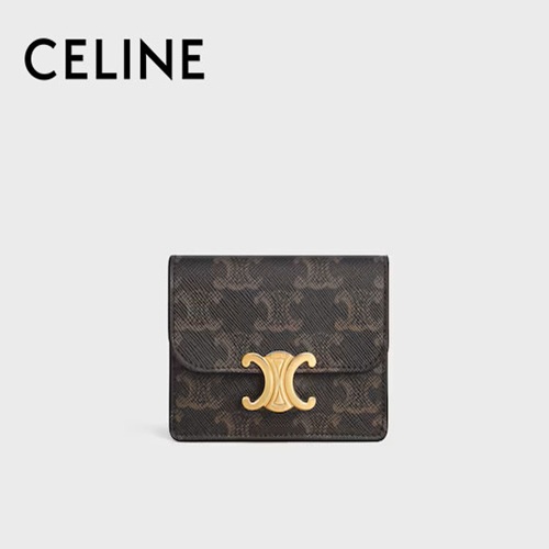 [셀린느] 트리옹프 플랩 카드 지갑